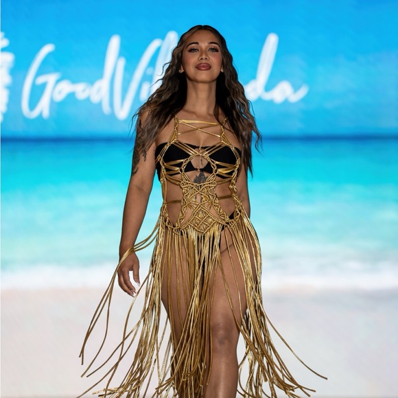 Handmade Macramé Rope Dress - Picture 14 of 16